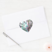 Abalone Shell Hart Sticker (Envelop)