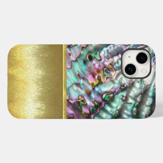 Abalone Shell iPhone Case (Achterkant (horizontaal))