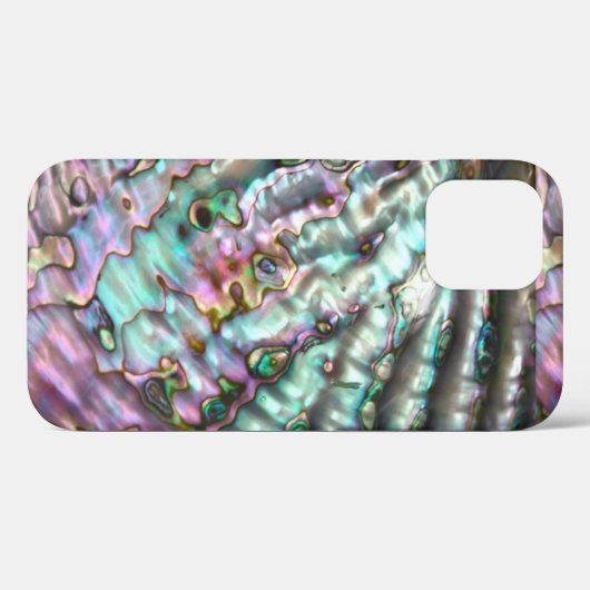 Abalone shell iPhone case (Achterkant (horizontaal))