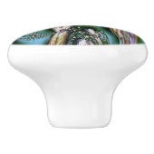 Abalone Shell Keramische Knop (Zijkant)