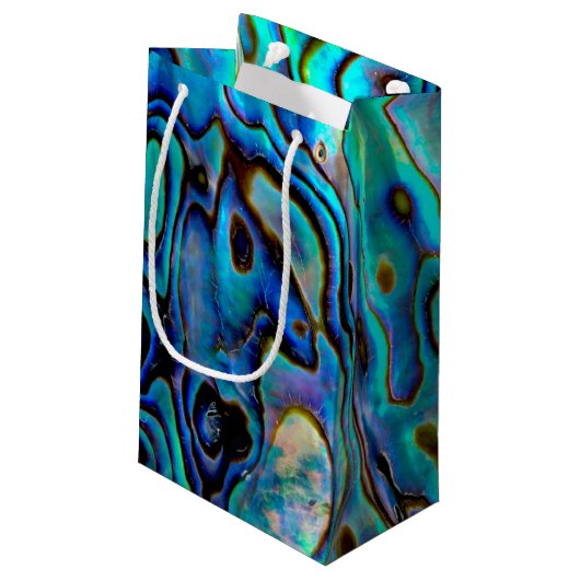 Abalone shell klein cadeauzakje (Achterkant Gekanteld)