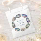 Abalone Shell Kleurrijke Waterverf Strand Bruiloft Bedankzakje (Geknipt)
