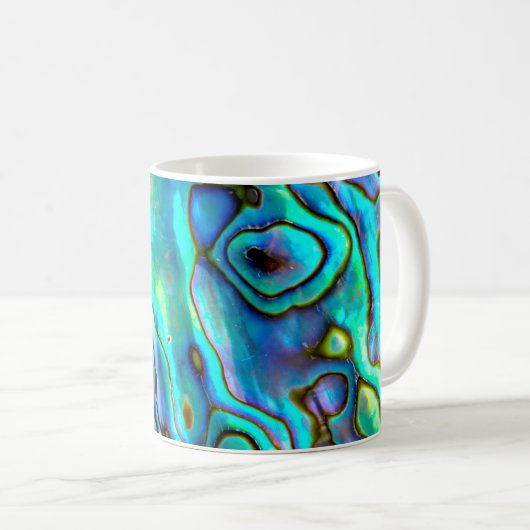 Abalone shell koffiemok (Voorkant rechts)