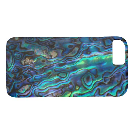 Abalone shell Mermaid iridescent iPhone case (Achterkant (Horizontaal))