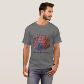 Abalone Shell met een Freediving Diver URM T-shirt (Voorkant volledig)
