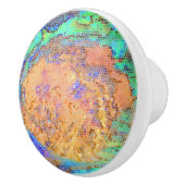 Abalone Shell Pattern Bright Tegel Mosaic Keramische Knop (Rechts)