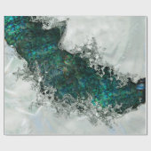 Abalone Shell Pearl en Silver 1 Cadeaupapier (Vlak)