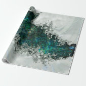 Abalone Shell Pearl en Silver 1 Cadeaupapier (Uitgerold)