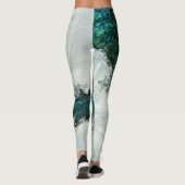 Abalone Shell Pearl en Silver 1 Leggings (Achterkant)