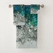 Abalone Shell Pearl en Silver 2 Bad Handdoek (Insitu)