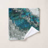 Abalone Shell Pearl en Silver 2 Bad Handdoek (Wasdoekje)