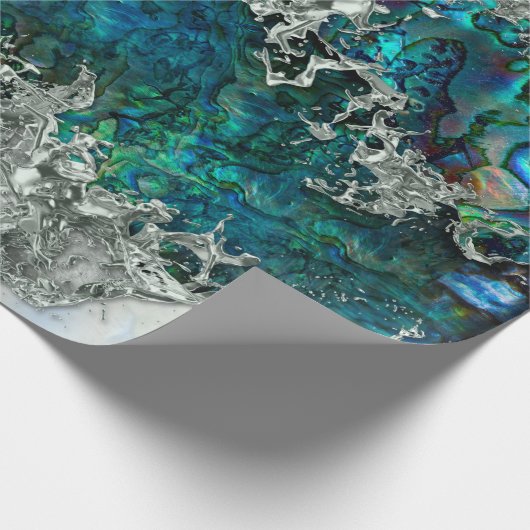 Abalone Shell Pearl en Silver 2 Cadeaupapier (Hoek)