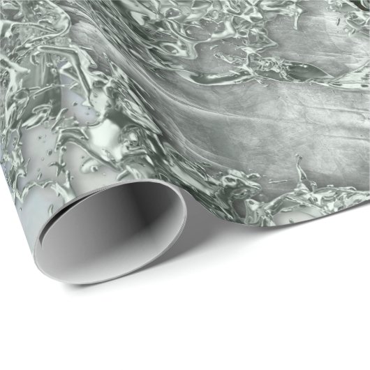 Abalone Shell Pearl en Silver 2 Cadeaupapier (Rol Hoek)