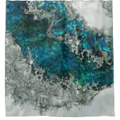 Abalone Shell Pearl en Silver 2 Douchegordijn (Voorkant)