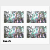 Abalone Shell Rechthoekige Sticker (Vel)