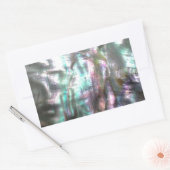 Abalone Shell Rechthoekige Sticker (Envelop)