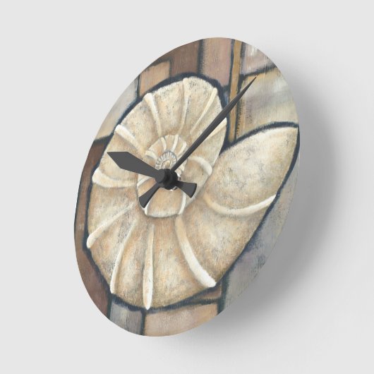 Abalone Shell Ronde Klok (Hoek)