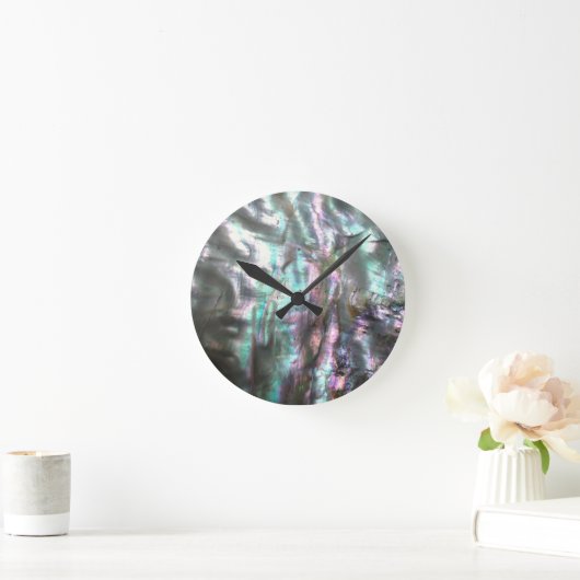 Abalone Shell Ronde Klok (Huis)