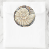 Abalone Shell Ronde Sticker (Tas)