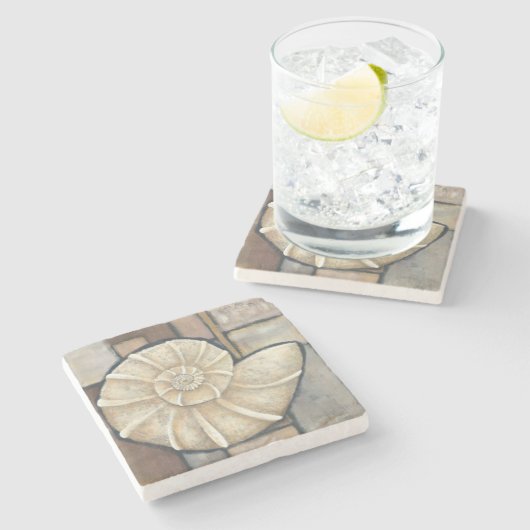 Abalone Shell Stenen Onderzetter (Zijkant)