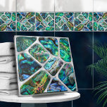 Abalone shell textuur - Cellen collage N13 Tegeltje<br><div class="desc">Deze prachtige tegel maakt deel uit van mijn Abalone Dream collectie. Gebruik het alleen of in combinatie met andere tegels om een verbluffende look in de badkamer of tegel te creëer - accentmozaïek achter de mixer of badkuip bijvoorbeeld, of gebruik ze voor ambachten - betegelde tafel of tegel spiegel lijst....</div>