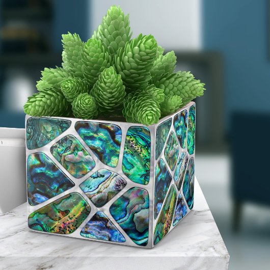 Abalone shell textuur - Cellen collage N13 Tegeltje