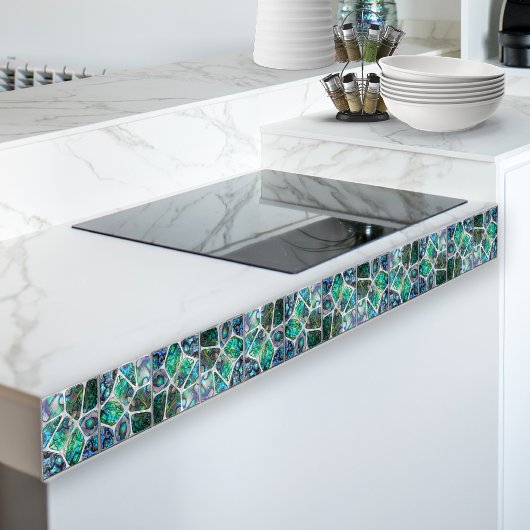 Abalone shell textuur - Cellen collage N4 Tegeltje