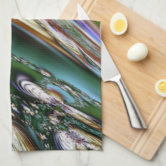 Abalone Shell Theedoek (Quarter Fold)