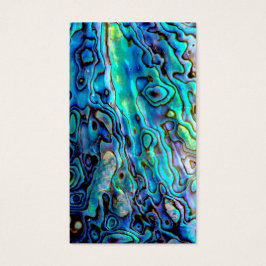 Abalone shell visitekaartje