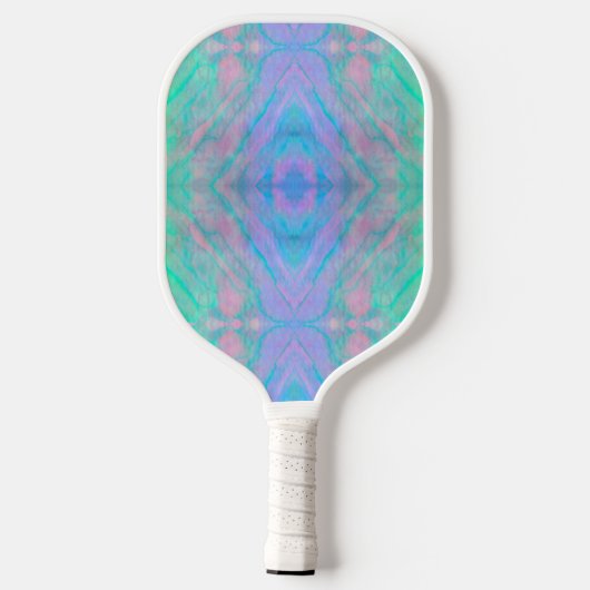 Abalone Shell Waterverf Moeder van Pearl Stone 2 Pickleball Paddle (Achterkant)