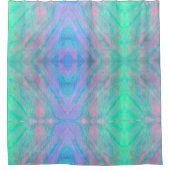 Abalone Shell Waterverf Moeder van Pearl Stone Douchegordijn (Voorkant)