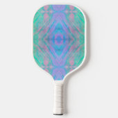 Abalone Shell Waterverf Moeder van Pearl Stone Pickleball Paddle (Achterkant)