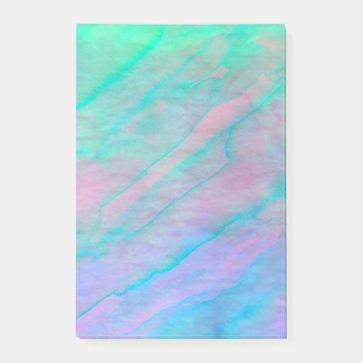 Abalone Shell Waterverf parelmoer Schelpdieren Post-it® Notes (Voorkant)
