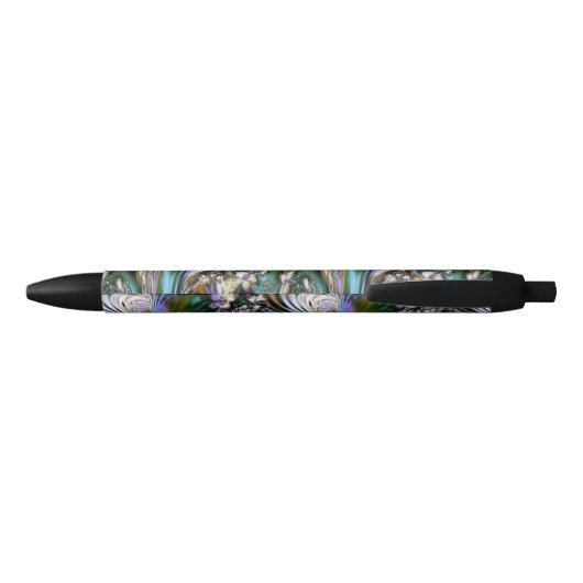 Abalone Shell Zwarte Inkt Pen (Achterkant)