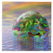 Abalone Sphere Tile Tegeltje (Voorkant)