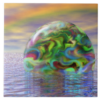 Abalone Sphere Tile Tegeltje