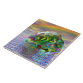 Abalone Sphere Tile Tegeltje (Zijkant)