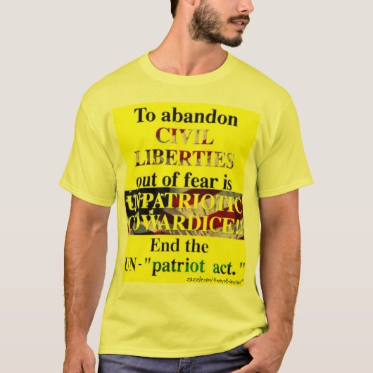 Abandon Liberty T-shirt (Voorkant)