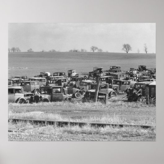 Abandoned Automobiles, 1935. foto Poster (Voorkant)