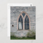 Abandoned Church Window Briefkaart (Voorkant / Achterkant)
