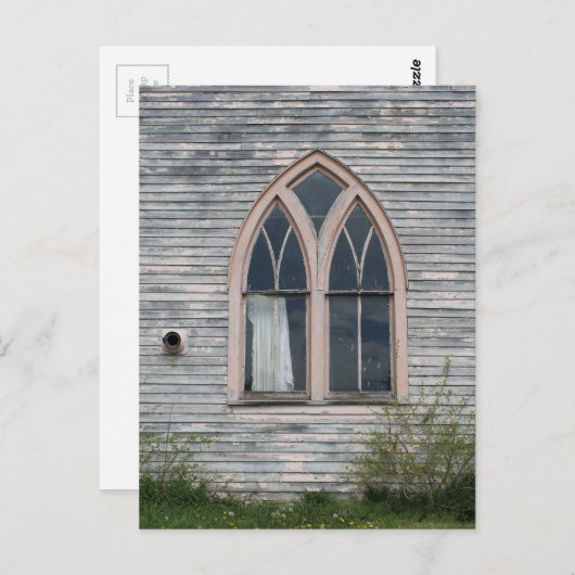 Abandoned Church Window Briefkaart (Voorkant / Achterkant)