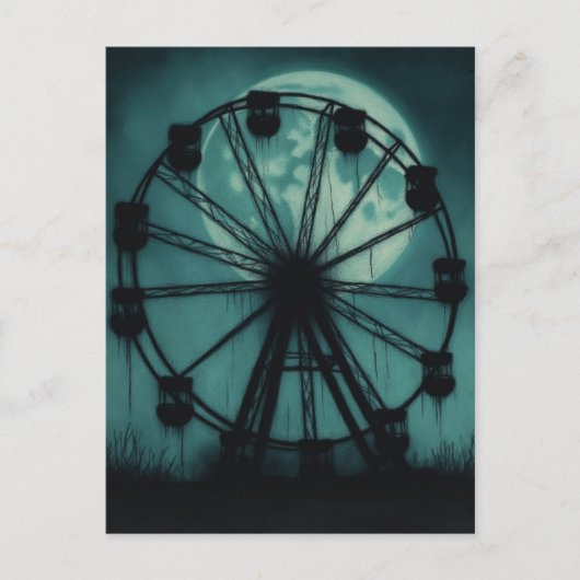 Abandoned Ferris Wheel Briefkaart (Voorkant)