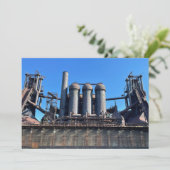 Abandoned Furnace Feestdagenkaart (Staand voorkant)