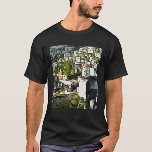 Abandoned Houses Of Kayakoy Abstract T-shirt (Voorkant)
