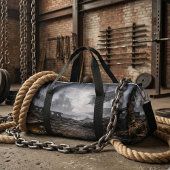 Abandoned Port — Pirate Harbor Scene Duffel Bag Plunjezak