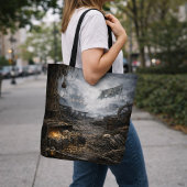 Abandoned Port — Pirate Harbor Scene Poster Tote Bag