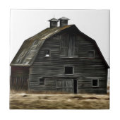 Abandoned Prairie Barn Tegeltje (Voorkant)
