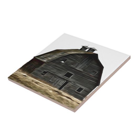 Abandoned Prairie Barn Tegeltje (Zijkant)