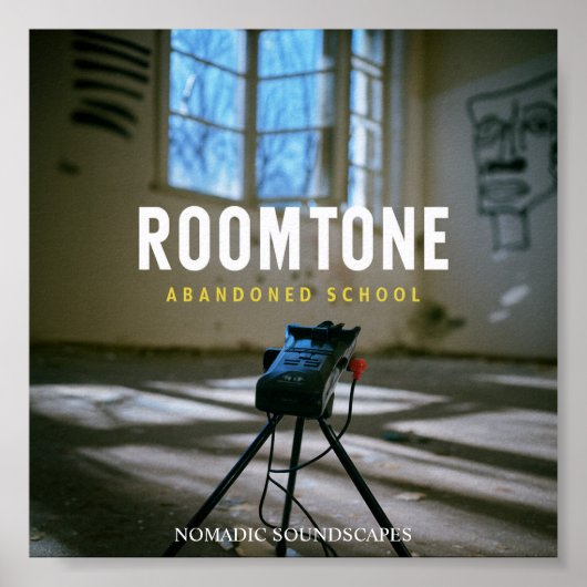 Abandoned School Room Tone Album Cover Poster (Voorkant)