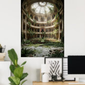 Abandoned Theater Nature Reclaimed Poster (Thuiskantoor)